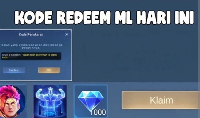 Ilustrasi klaim reward kode redeem Mobile Legends (ML). [Int]